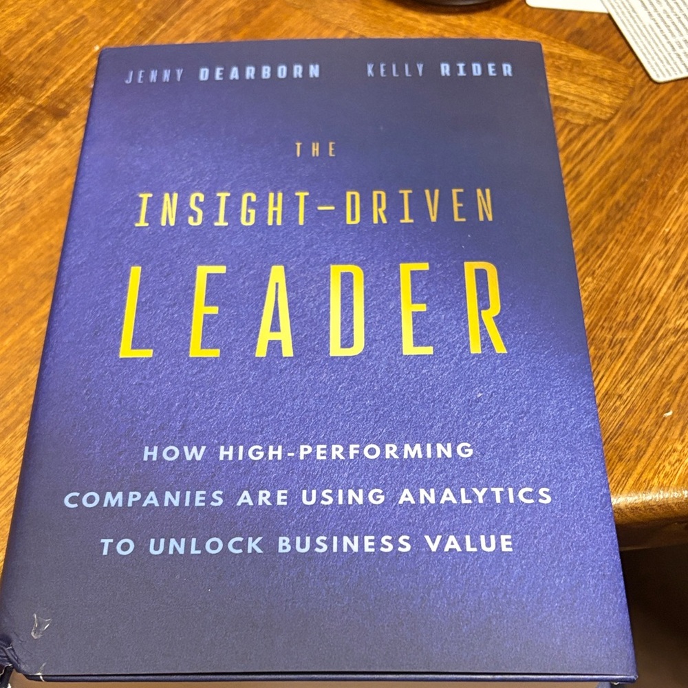 The Insight-Driven Leader - Blue & Yellow Hardcover